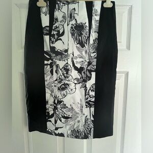 Karen Millen Black & White pencil skirt.